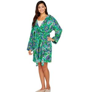 Vera Bradley Women's Hooded Bath Robe